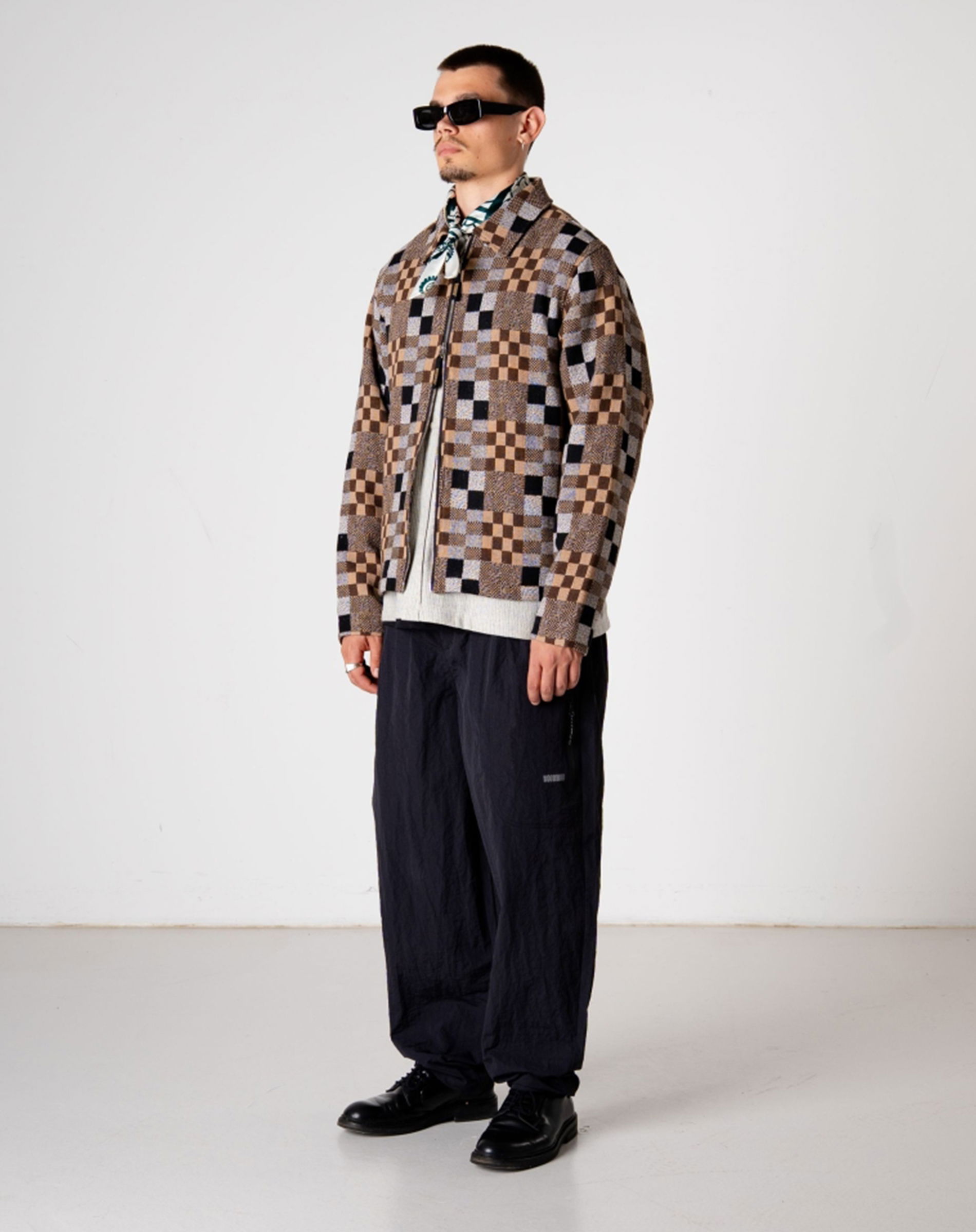 WB Buck Patch Jakke - Brown Check