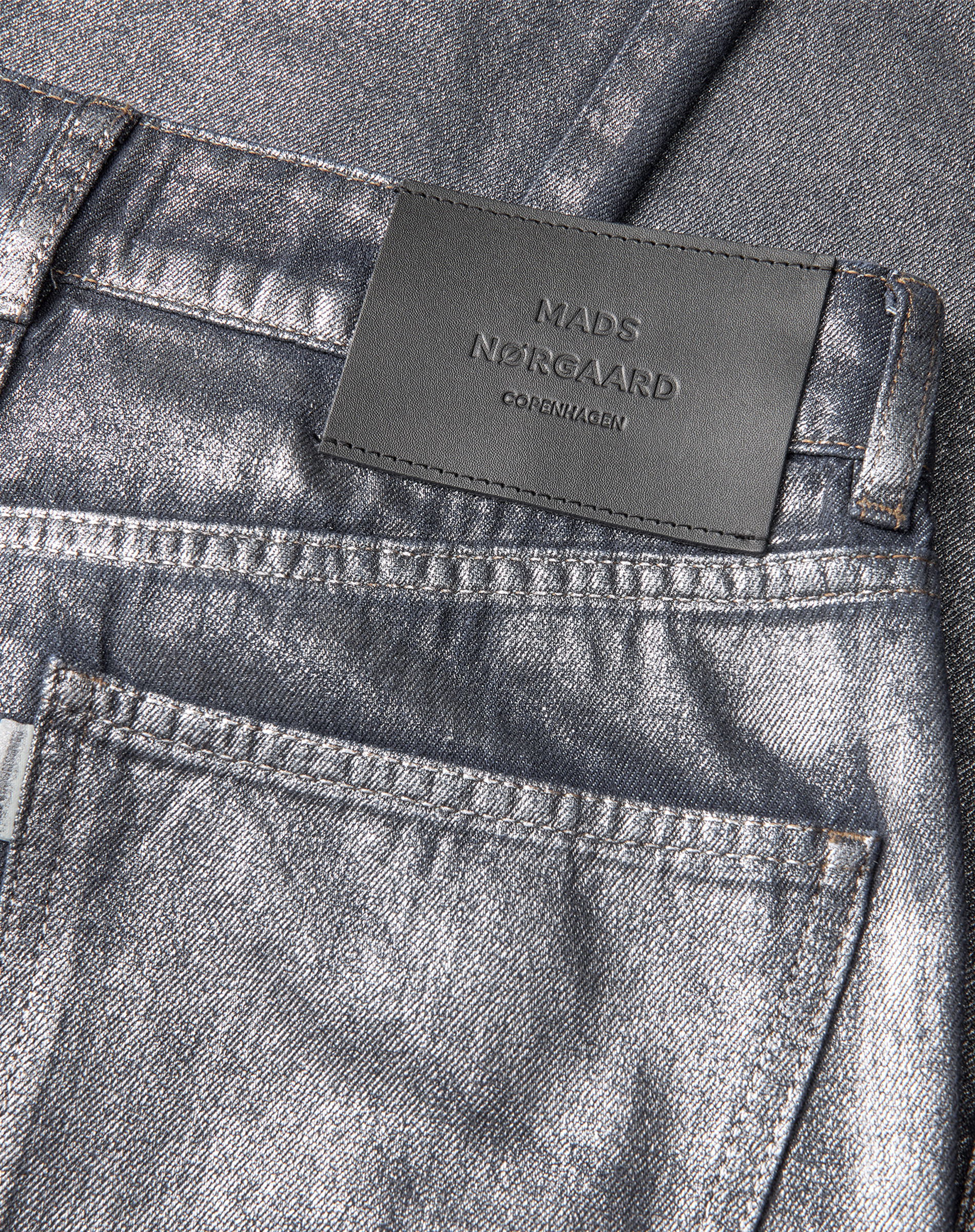 Metallic Christel Jeans - Gun Metal 
