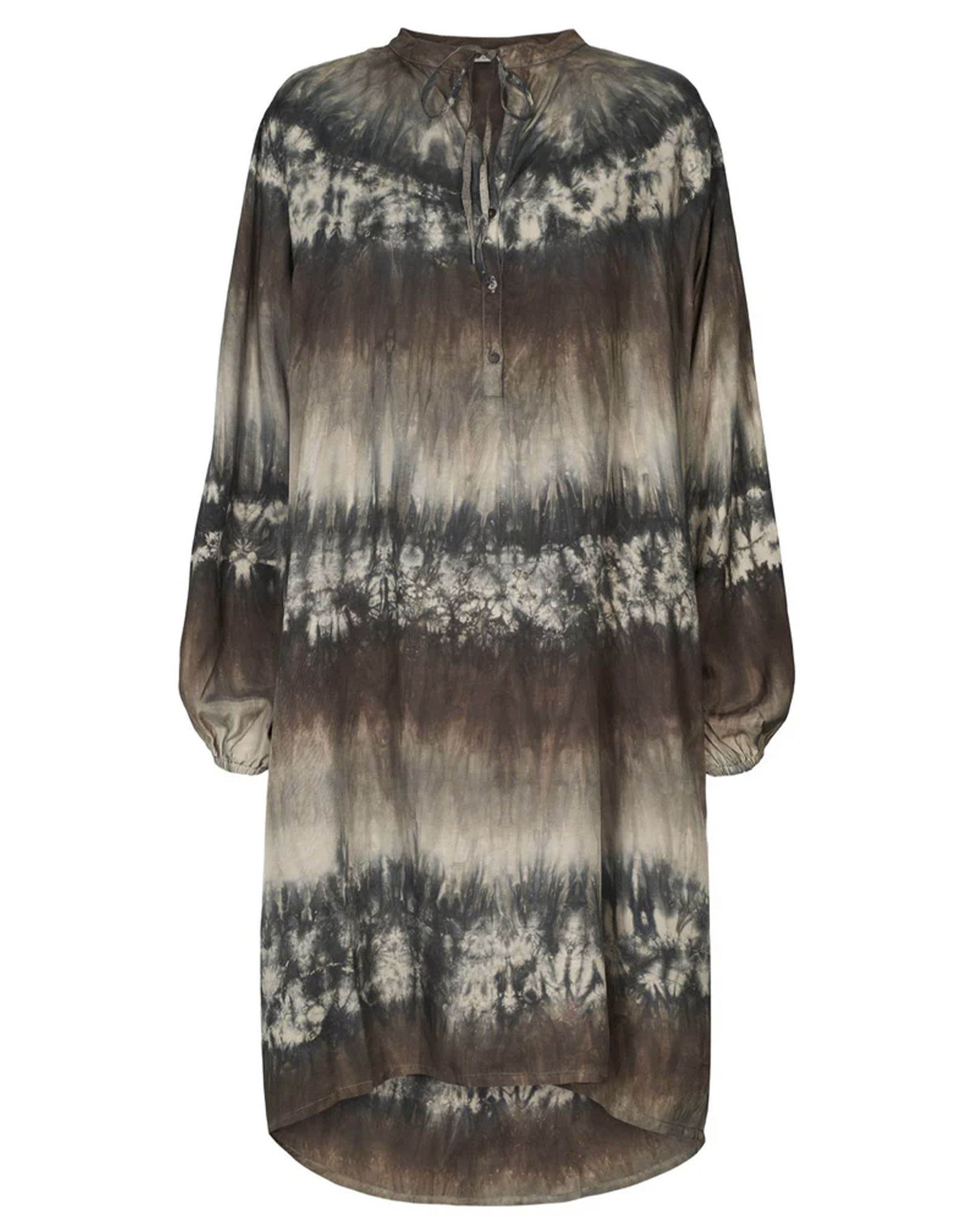 Irela Arizona Tie Kjole - Cement Combo