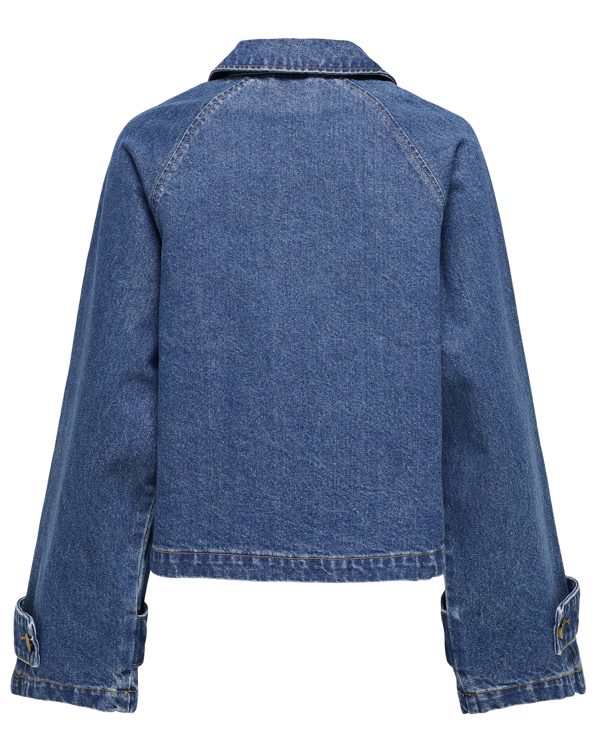 April Short Denim Trenchcoat