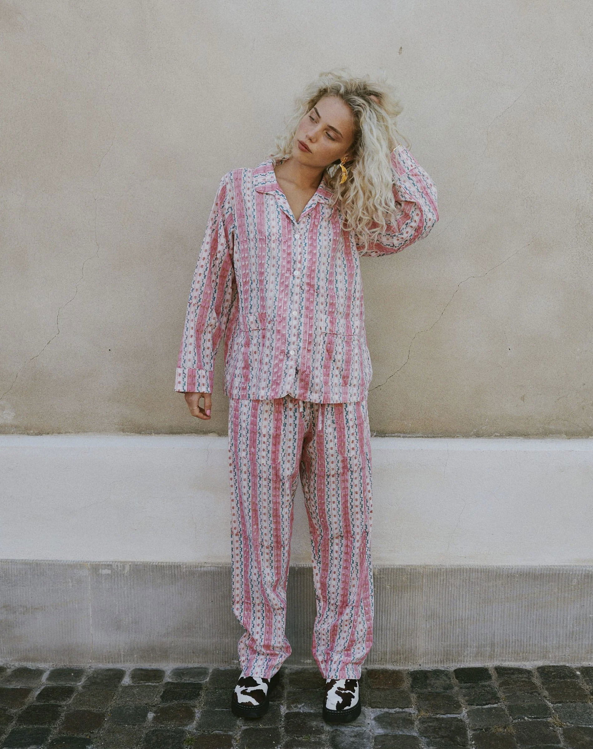 Nuit Pyjamas Sæt - Old Rose