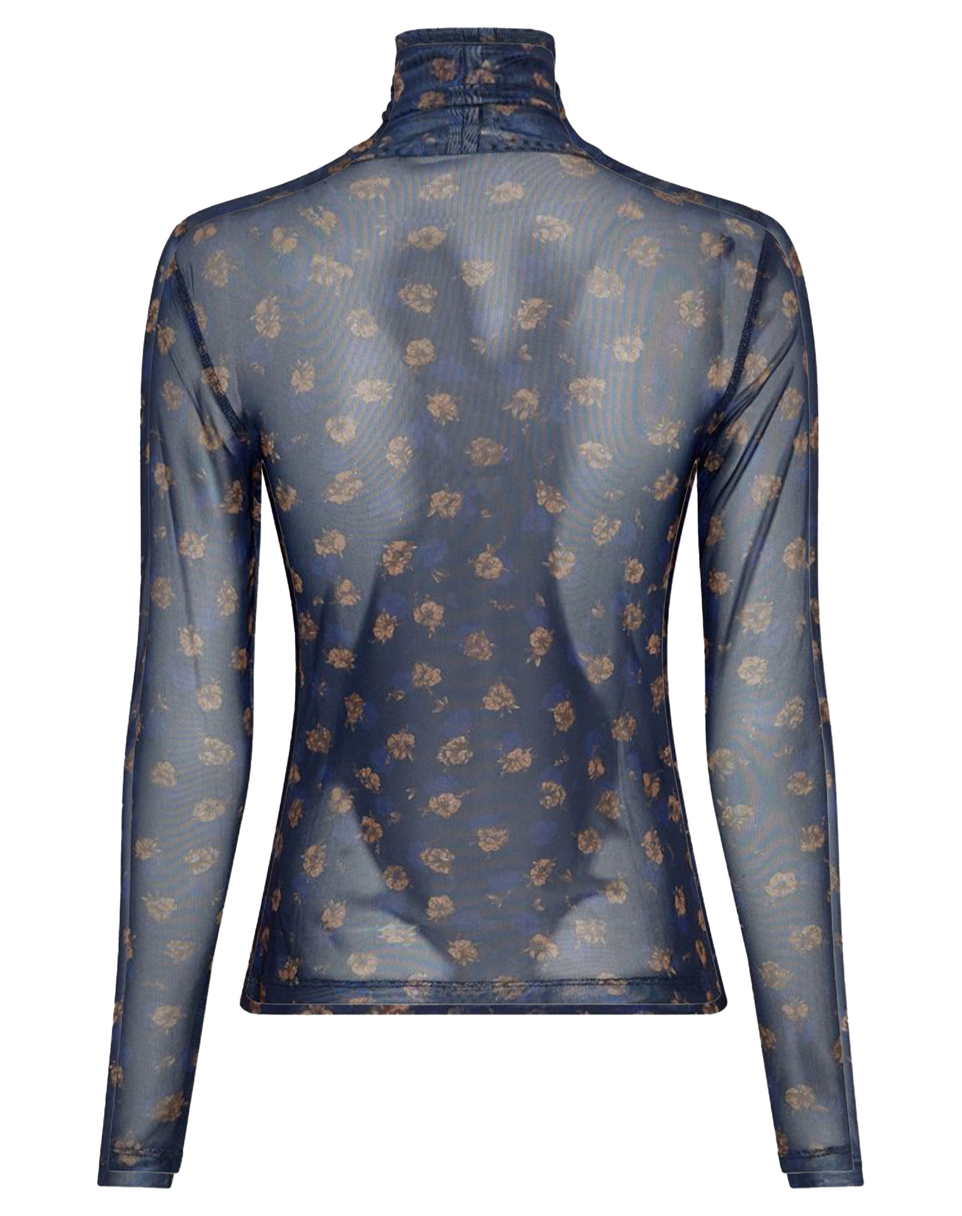 MSCHGinie Illenora Langærmet Trøje - Mari Blue Flwr