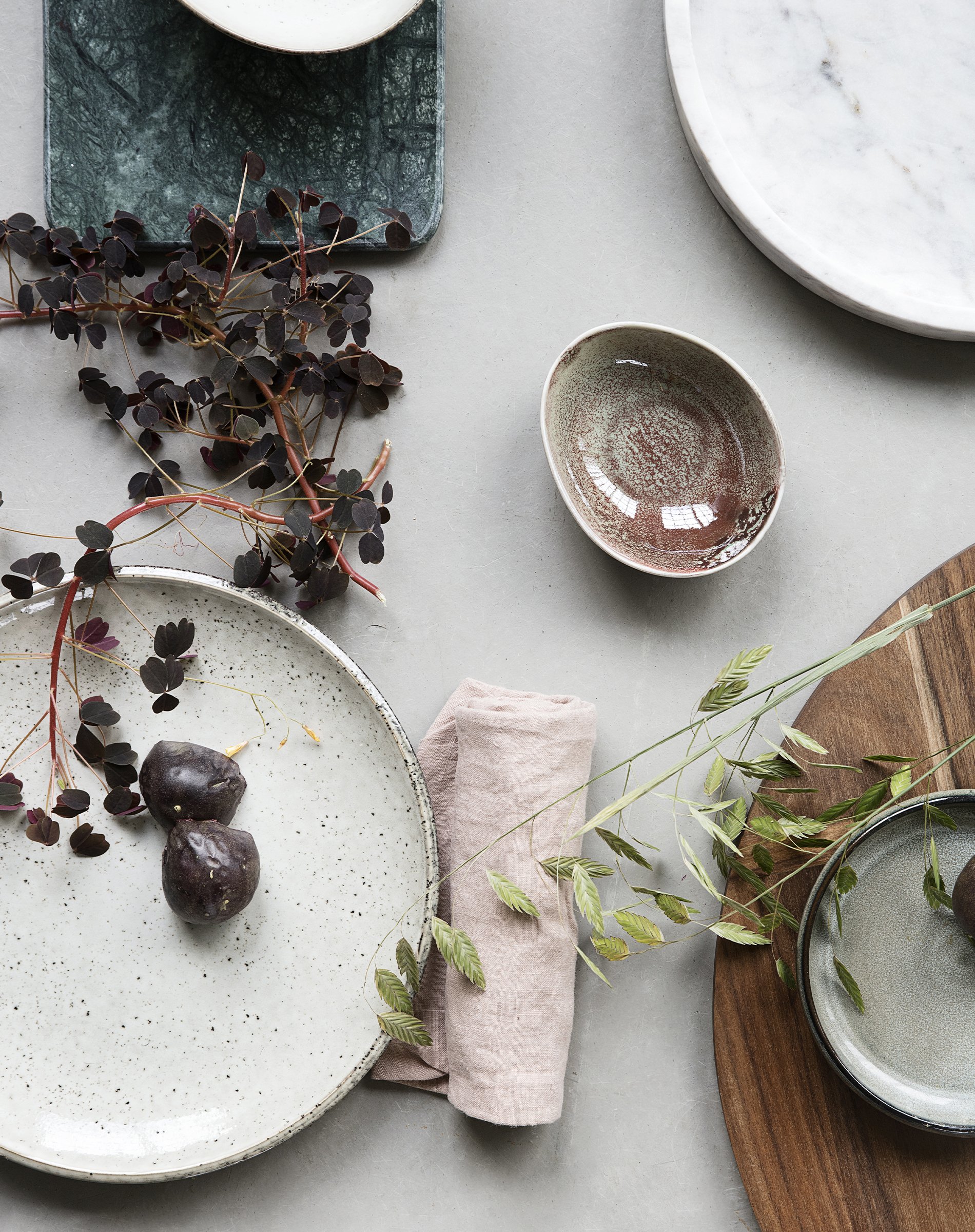 Frokosttallerken - Lake - Grey