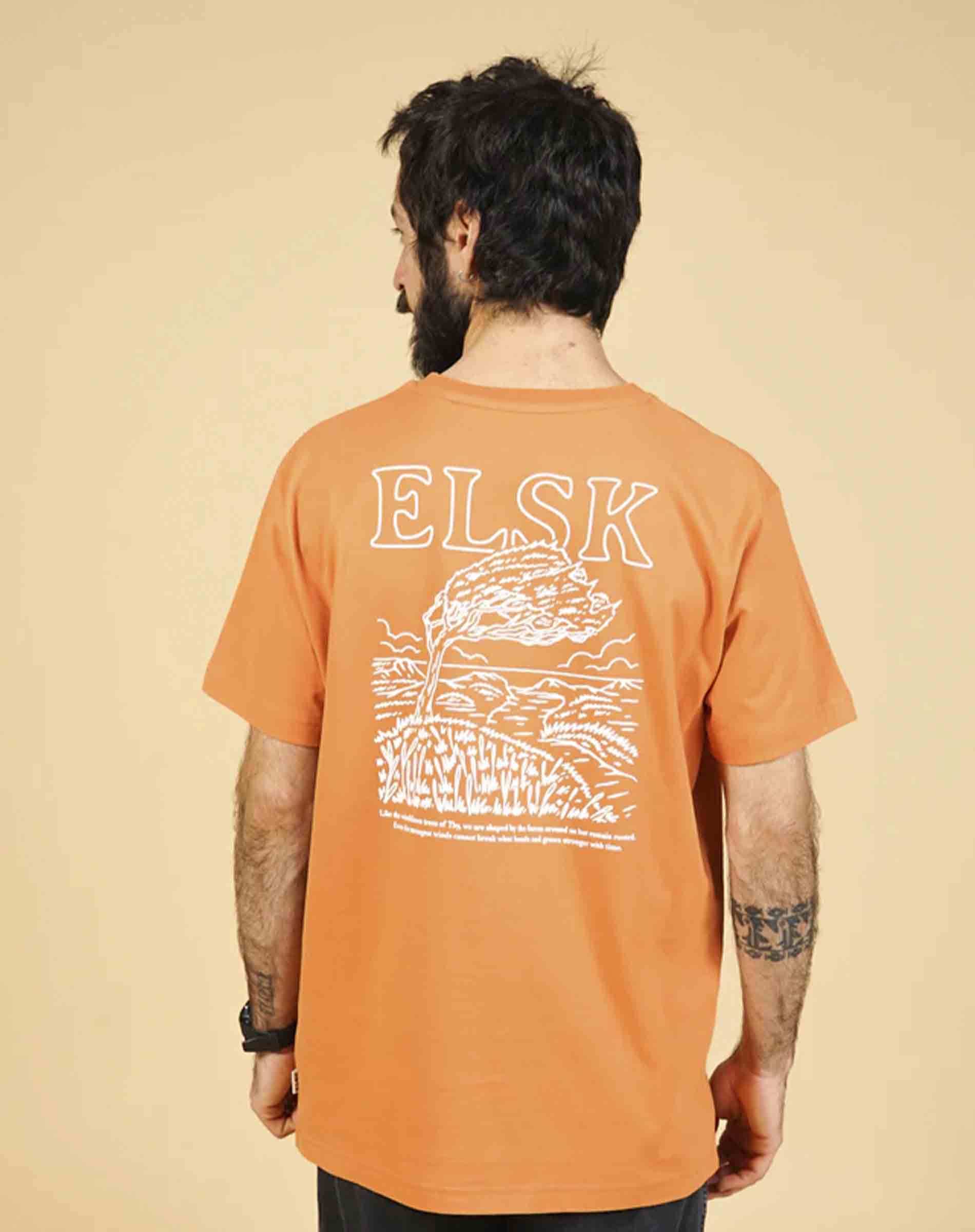 Wind BP Brushed T-Shirt - Burnt Orange