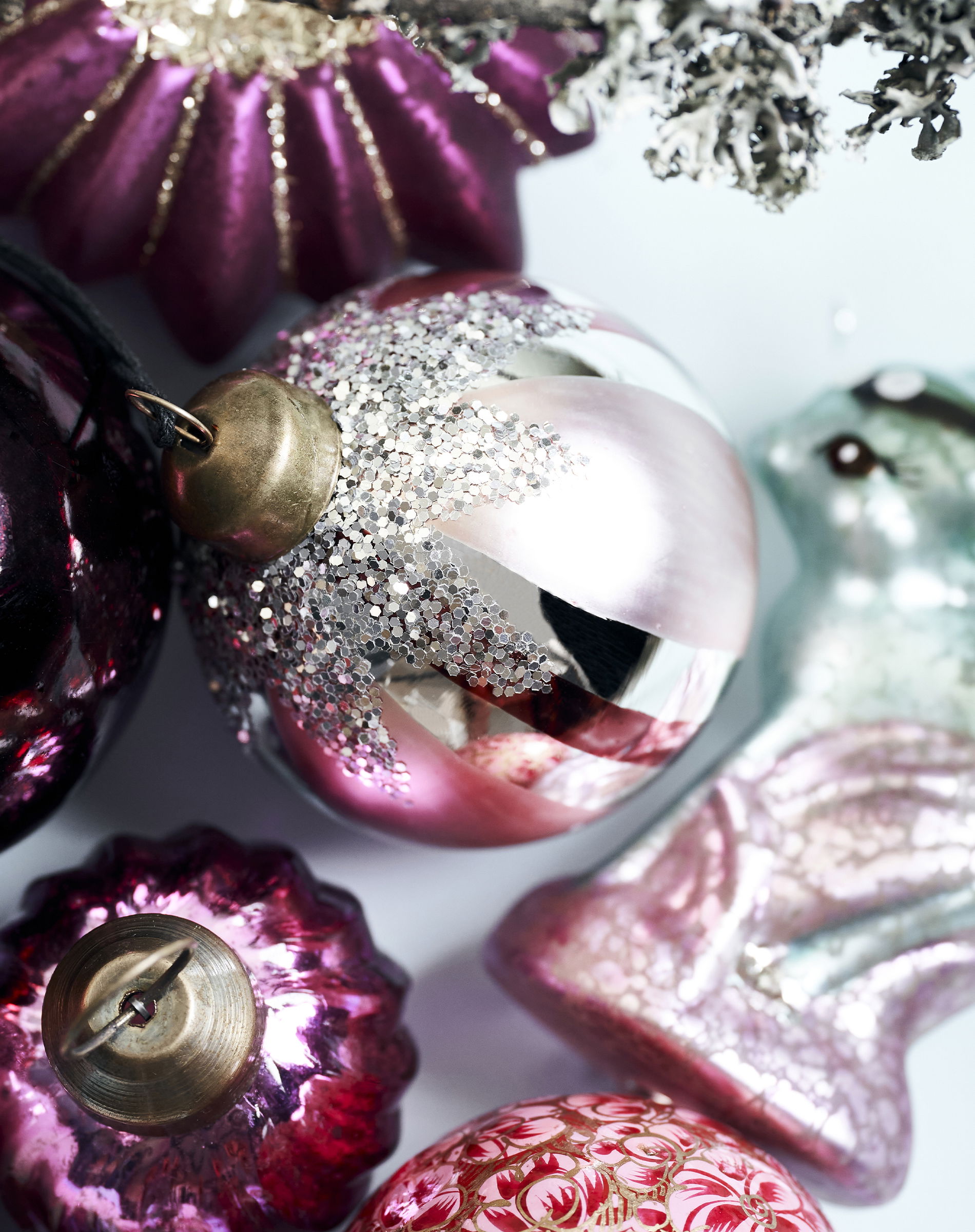 Star Julekugle - Red