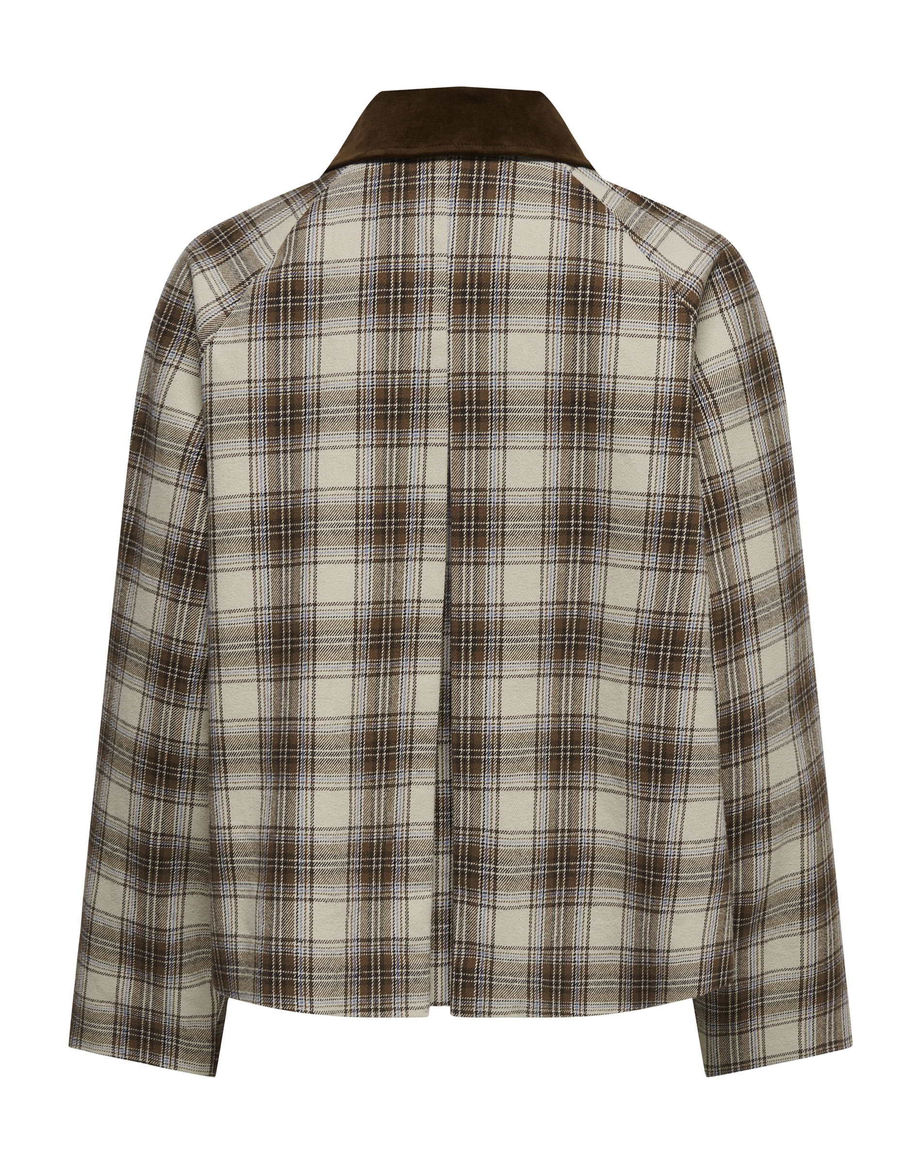 ONLManilla Chek Jakke - White Pepper