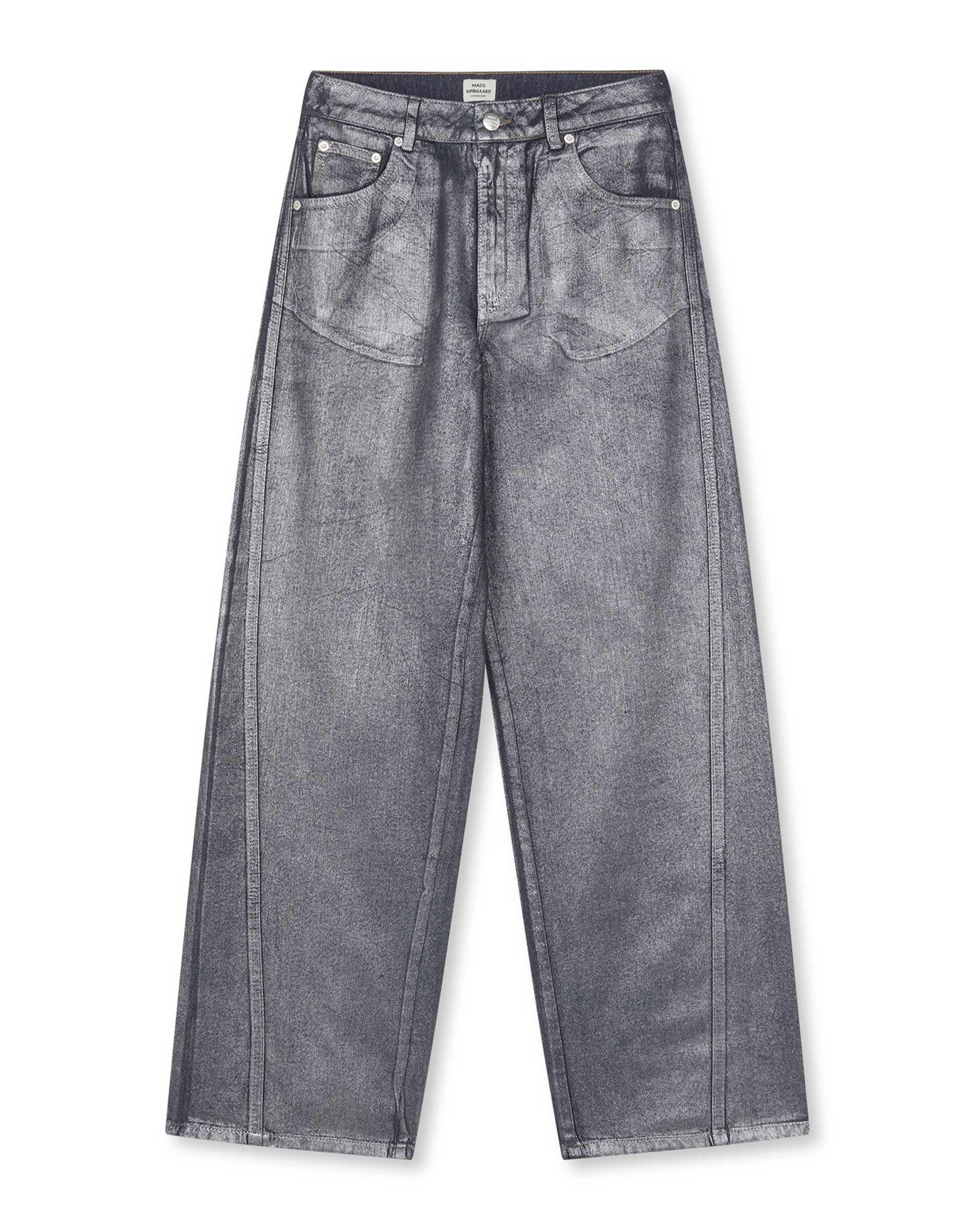 Metallic Christel Jeans - Gun Metal 