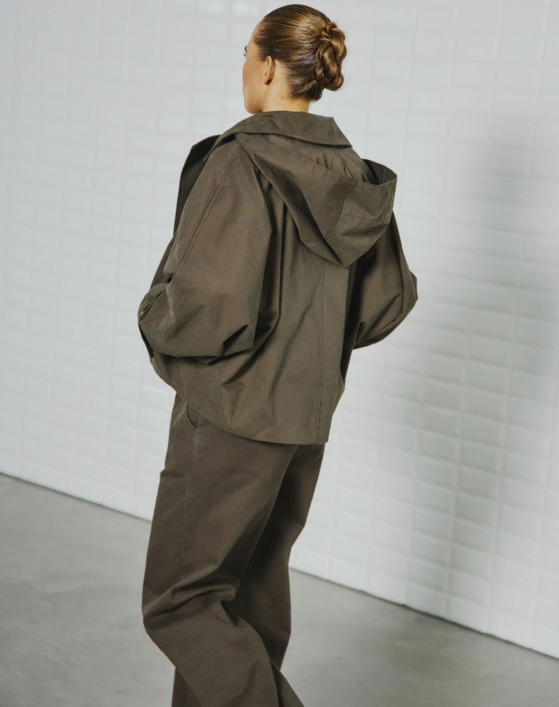 Alaia WBL Hooded Jakke - Midnight Green