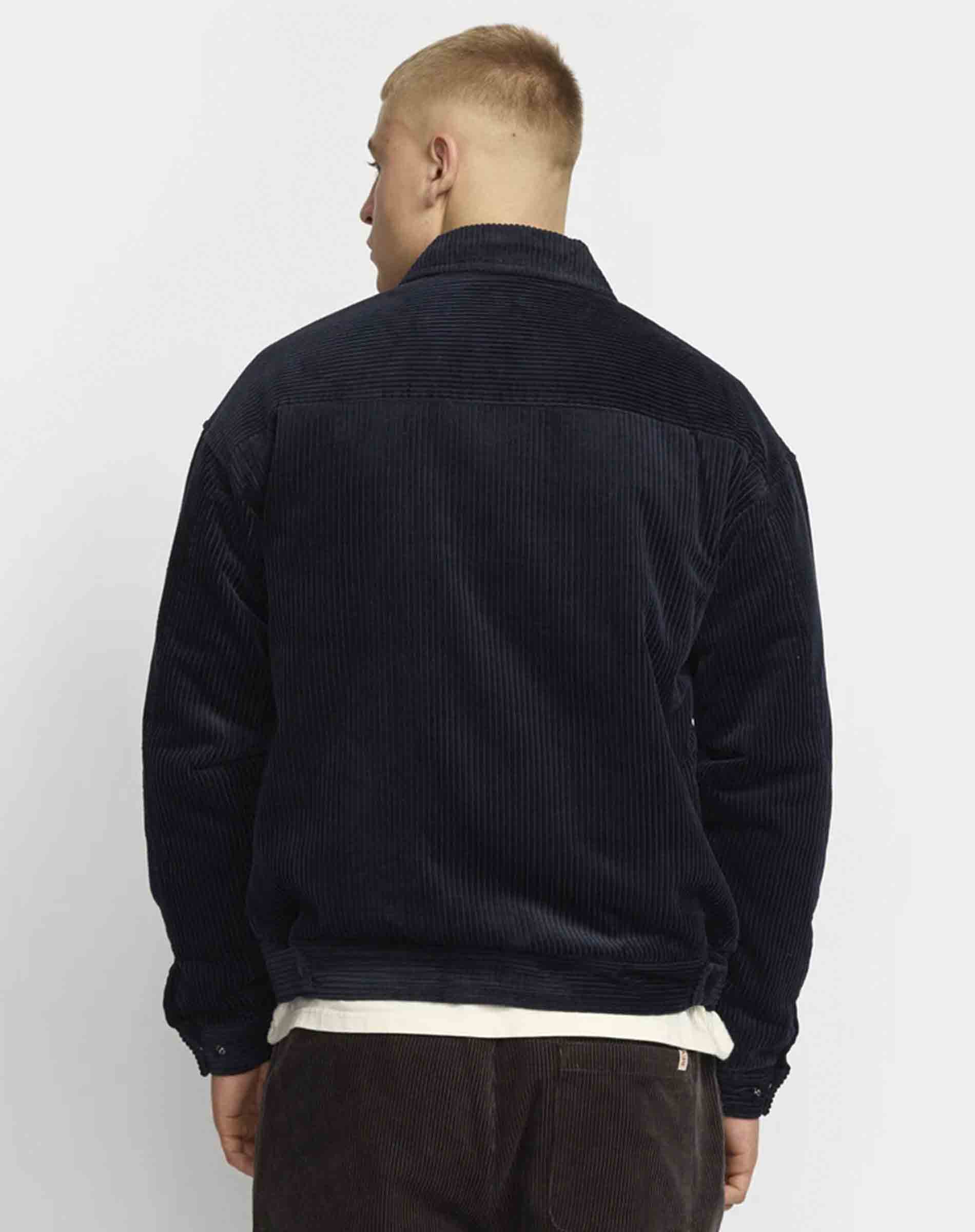 Padded Corduroy Jakke - Dark Navy
