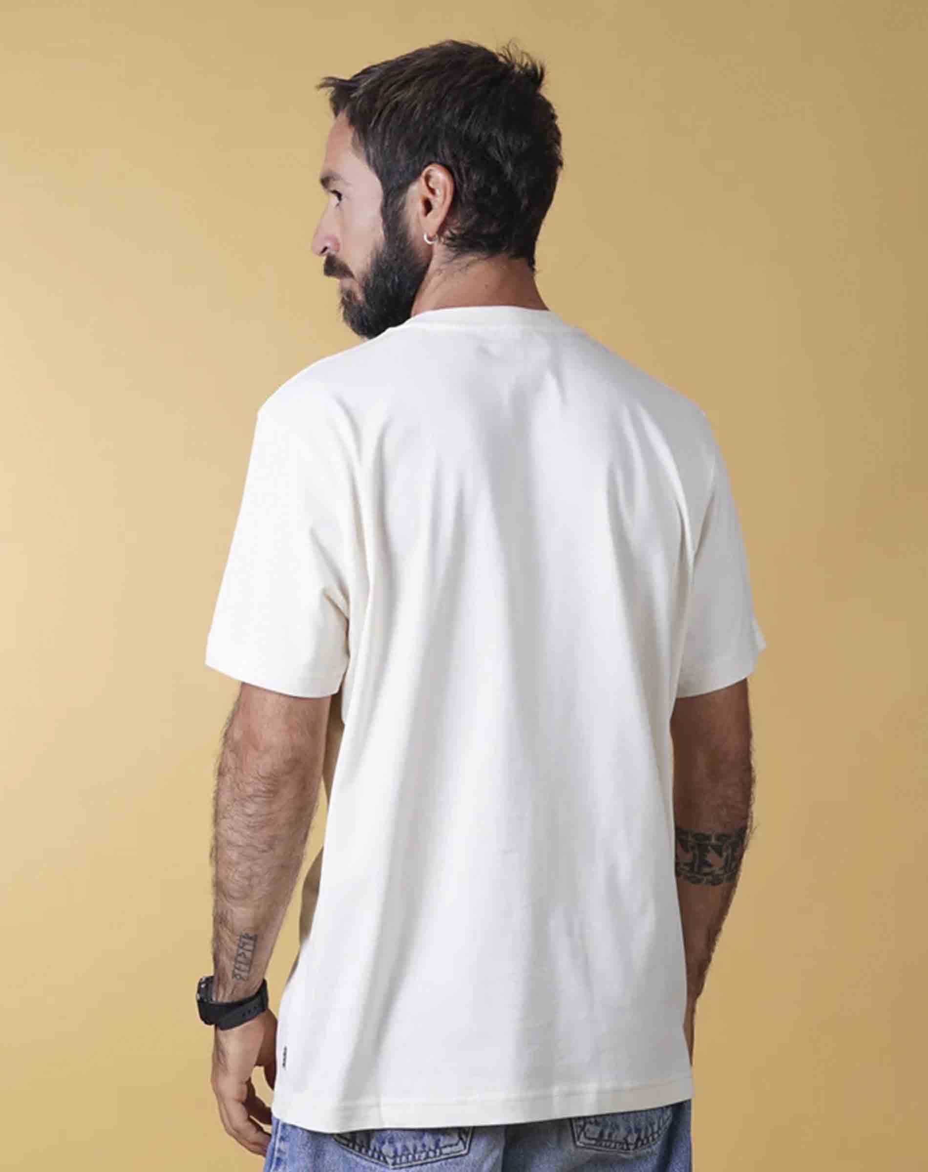 Harmony CH Men's Brushed T-shirt - Off White