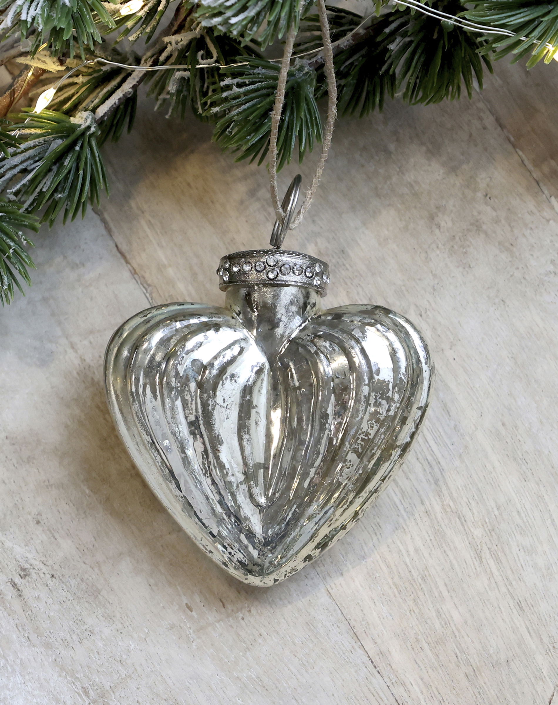 Glashjerte 8x7,5 - Fattigmandssølv