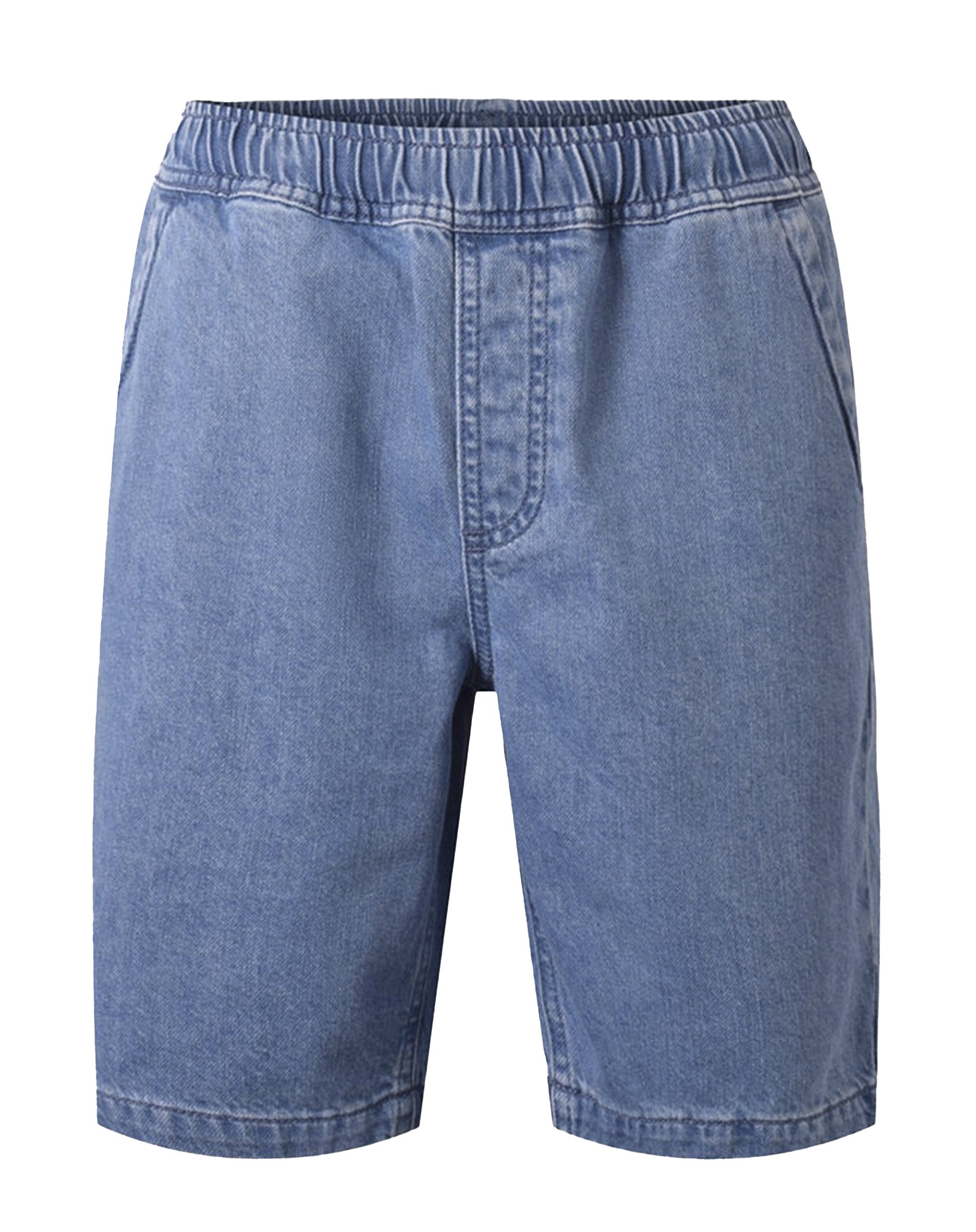 Denim Jogger Shorts