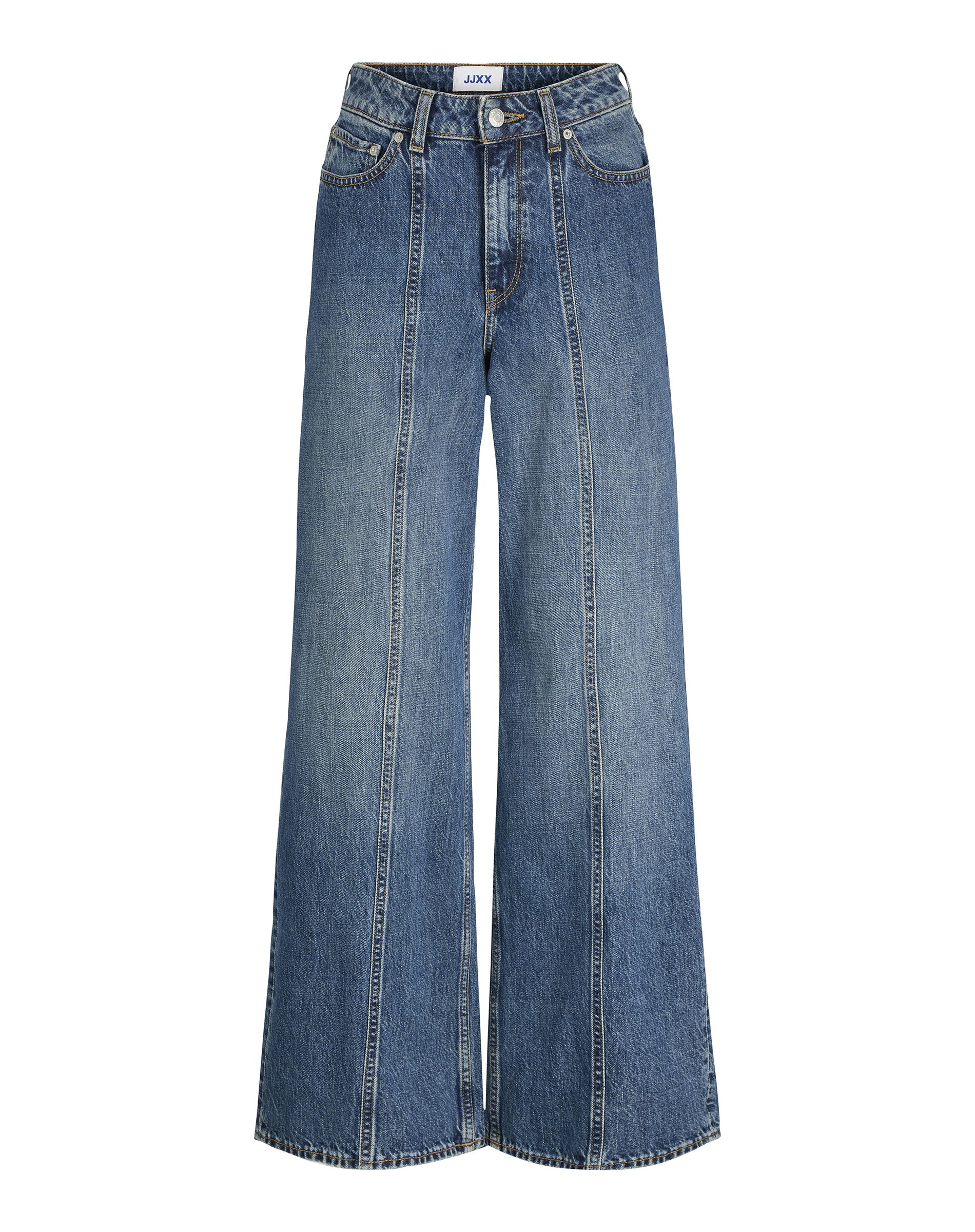 Tokyo Wide HW R282 Jeans - Medium Blue Denim 