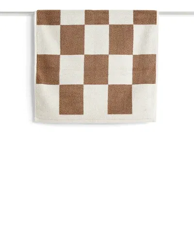 Check Bademåtte - Cappuccino