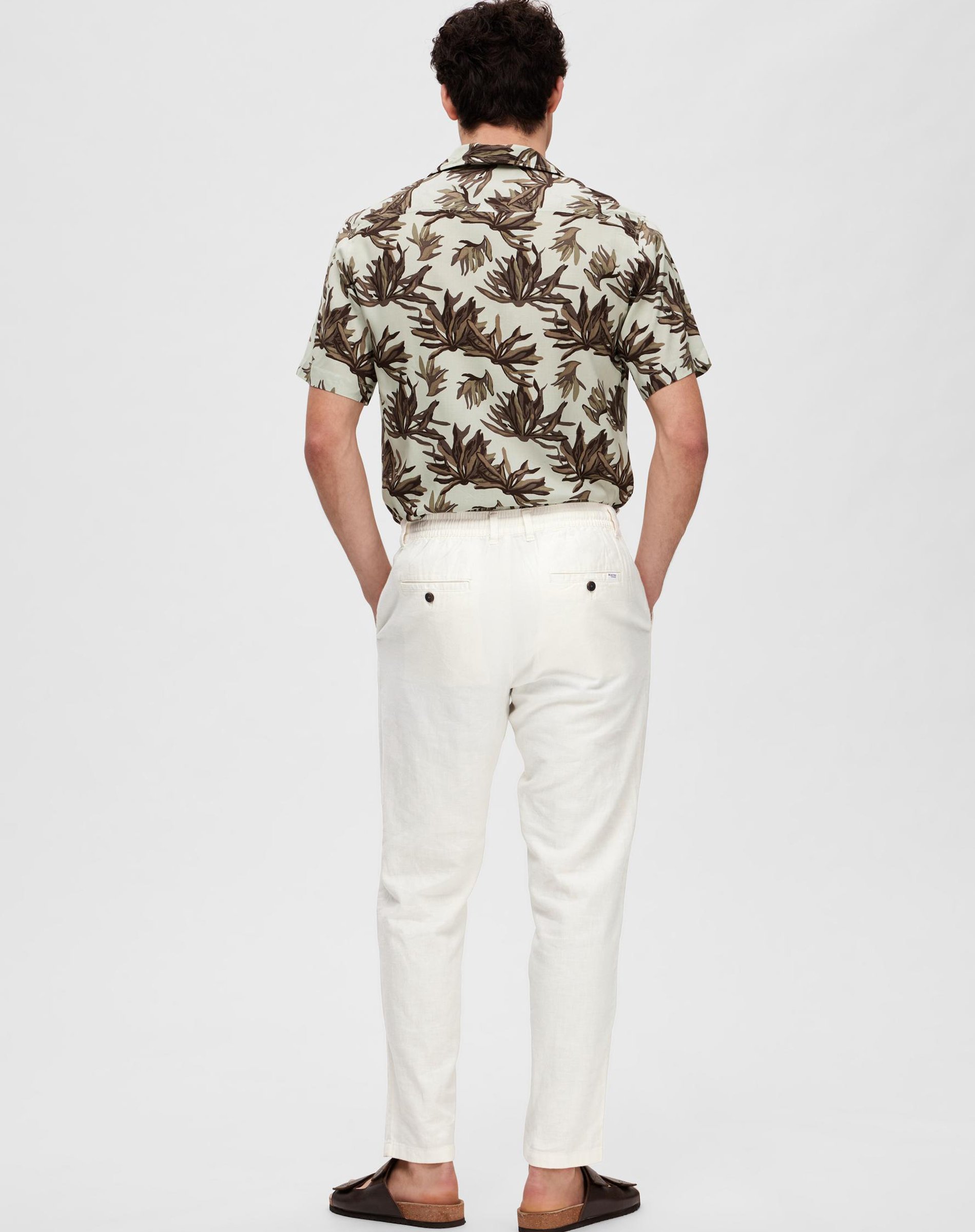 Slim Tape Brody Linen Bukser