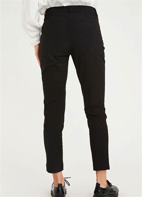 Kylie 396 Cropped Bukser - Black