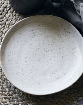 Kagetallerken - Pion - Grey/White