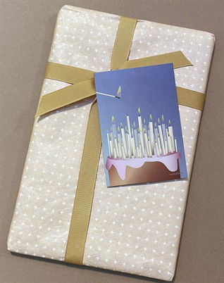 Minikort - Cake With Candles