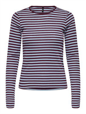 ONLElli Rib Langærmet Trøje - Salsa/Parfait