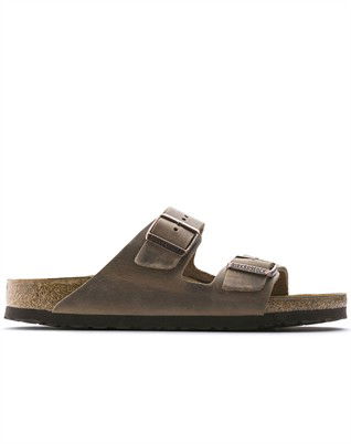 Arizona Oiled Leather Sandal - Tabacco Brown