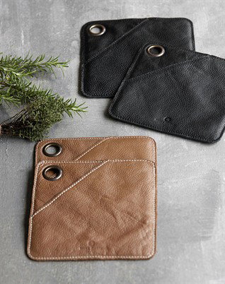House Doctor - Grydelapper - Square - Black