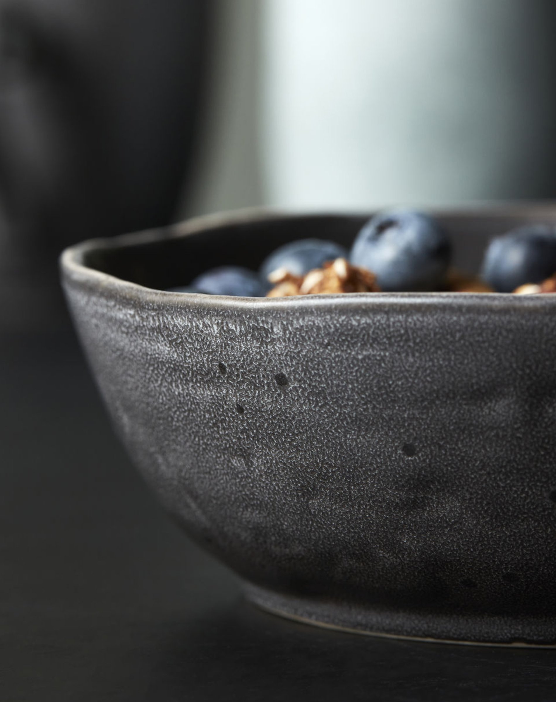 Skål - Rustic - Dark Grey