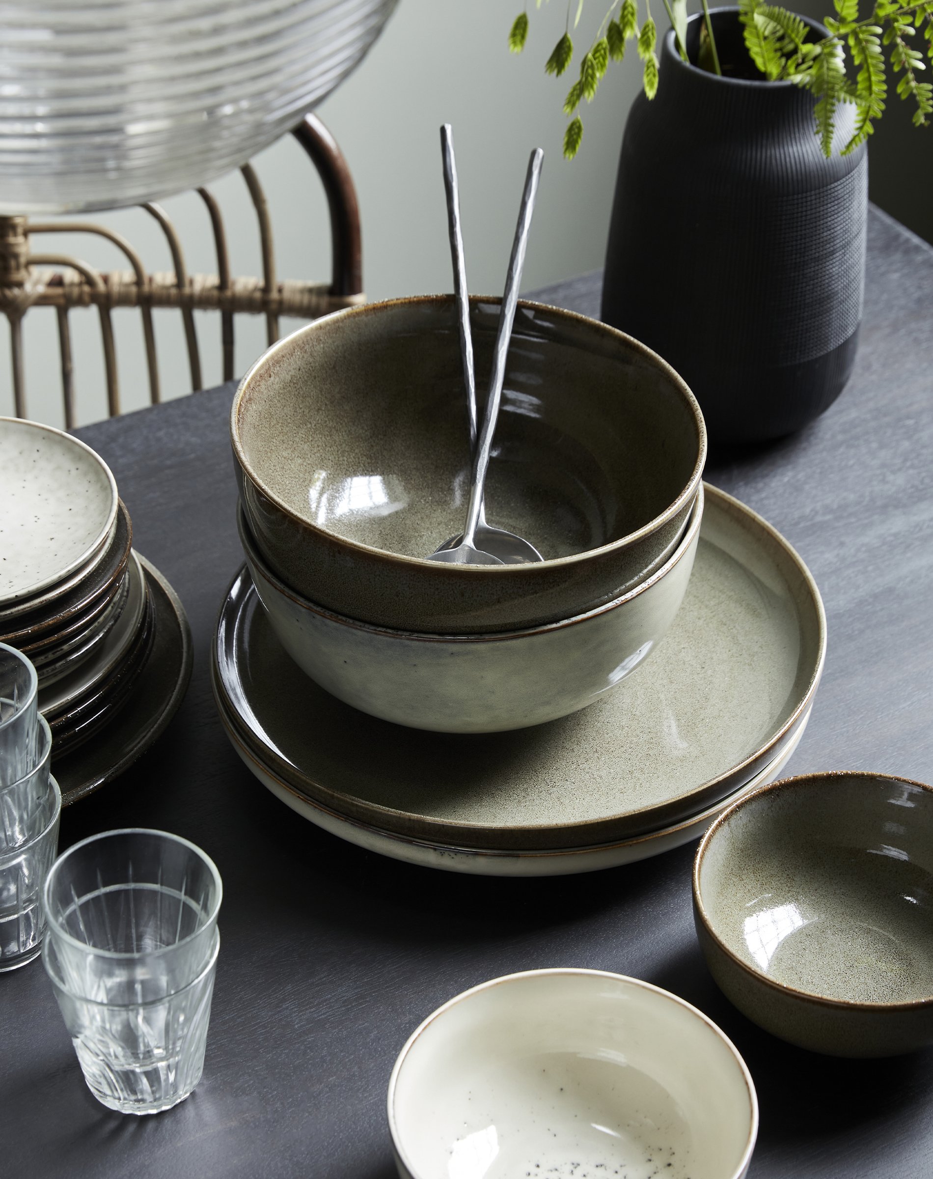 Serveringsfad - Lake - Green