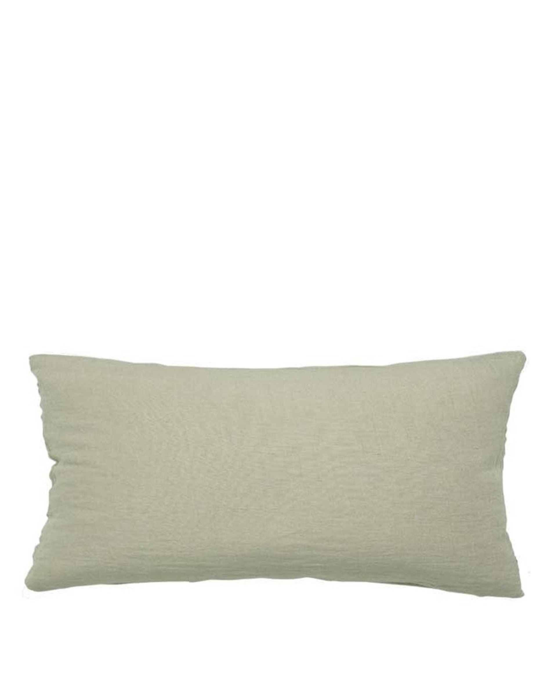 Linen Mini Gable Pude - Seagrass - 45 x 70 Cm