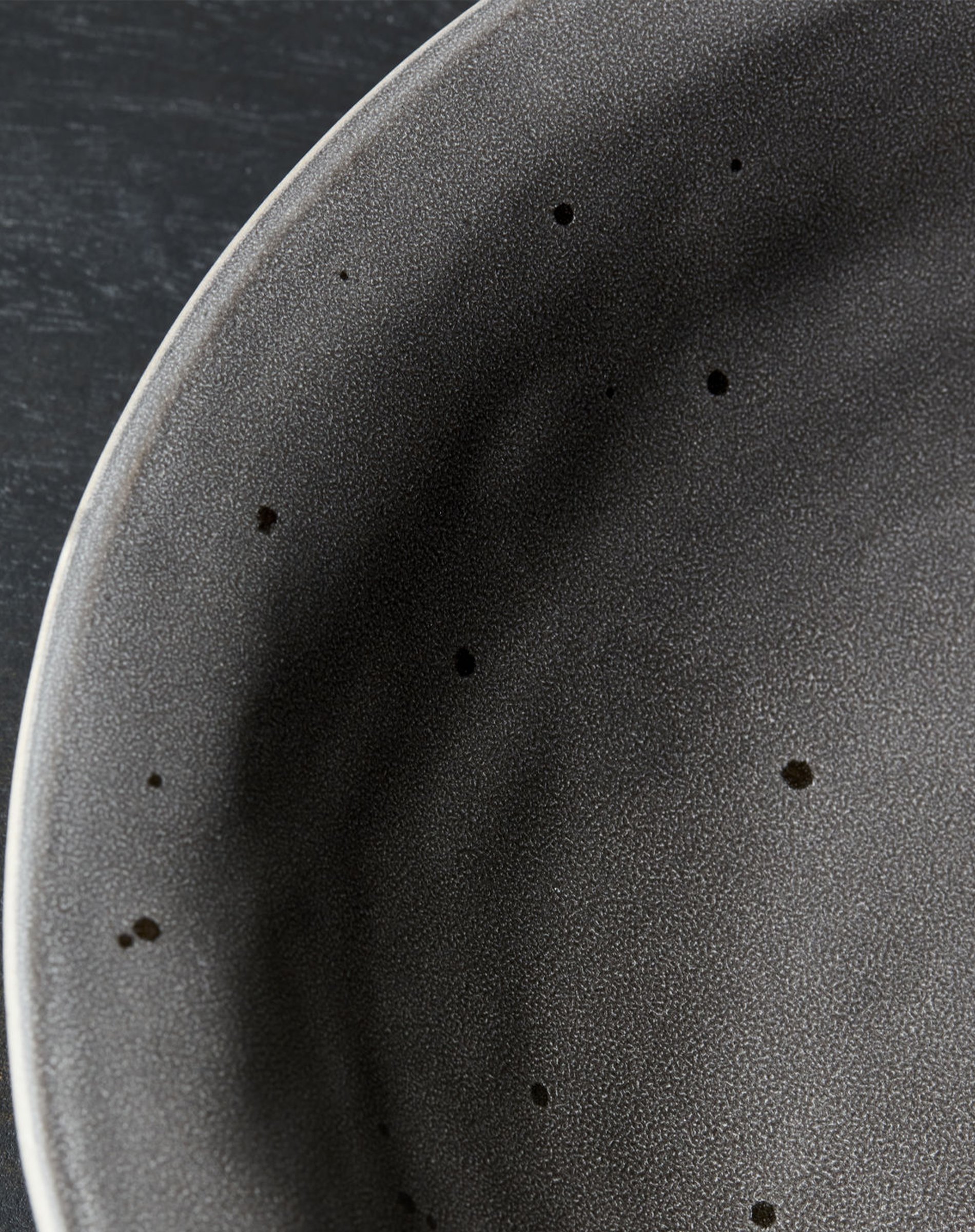 Suppetallerken - Rustic - Dark Grey