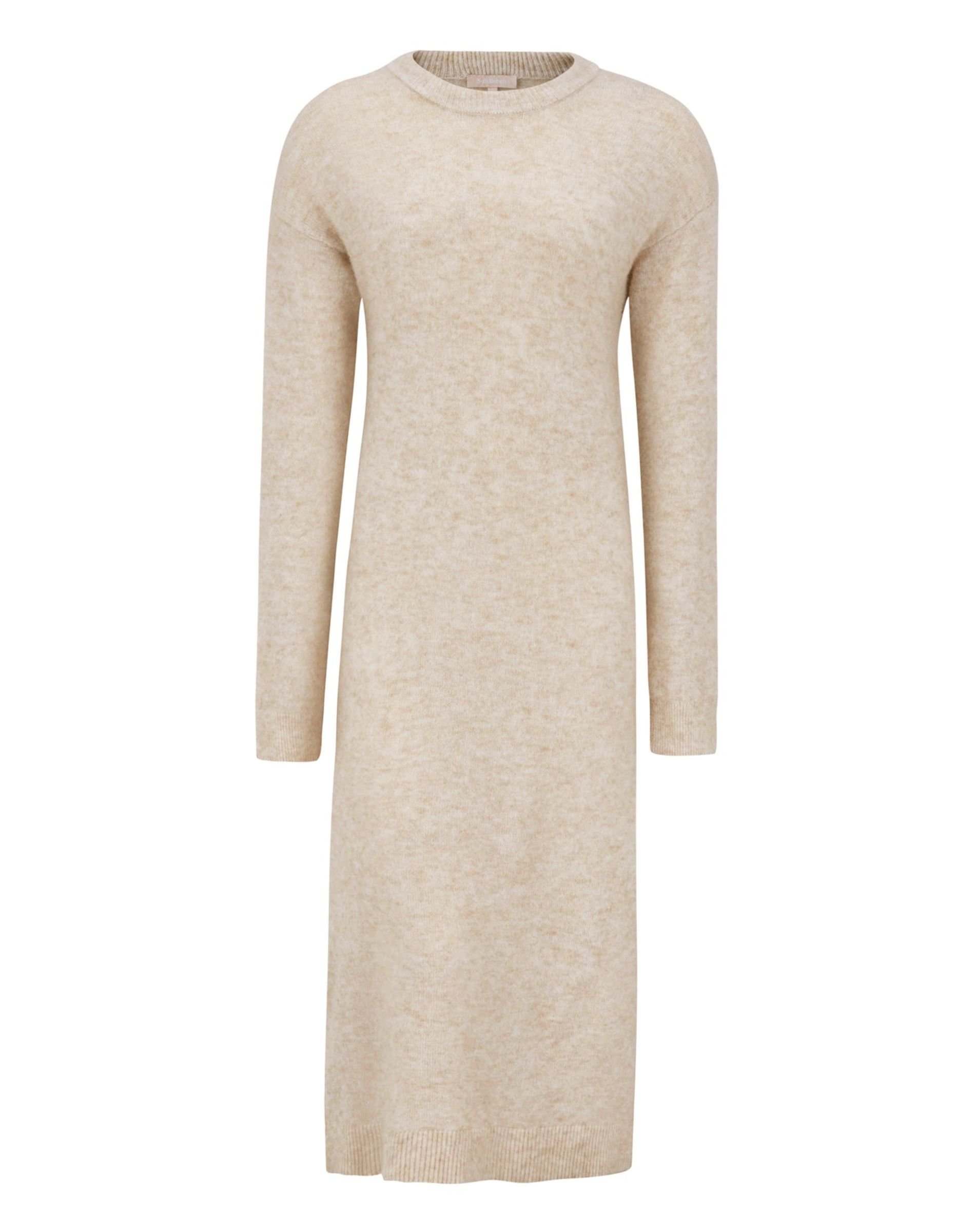 Soft Rebels Allison Strikkjole i Sand - byKalstrup