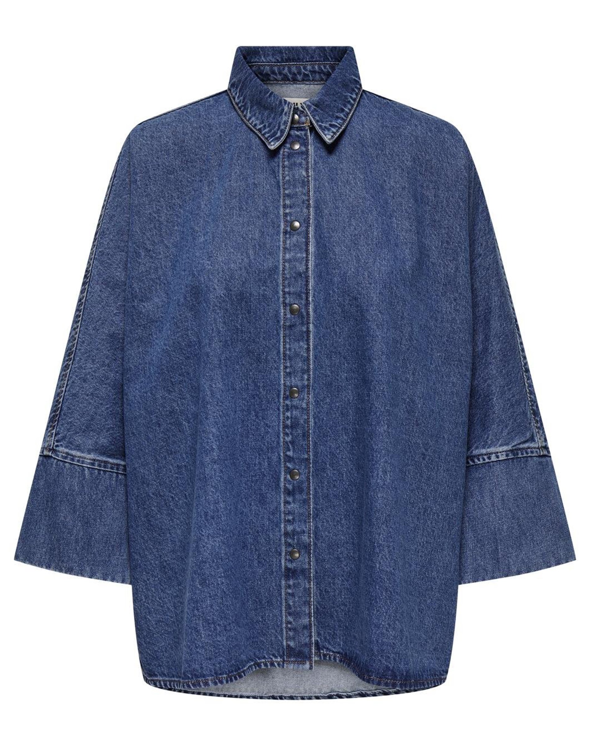 Grace 3/4 Denim Skjorte