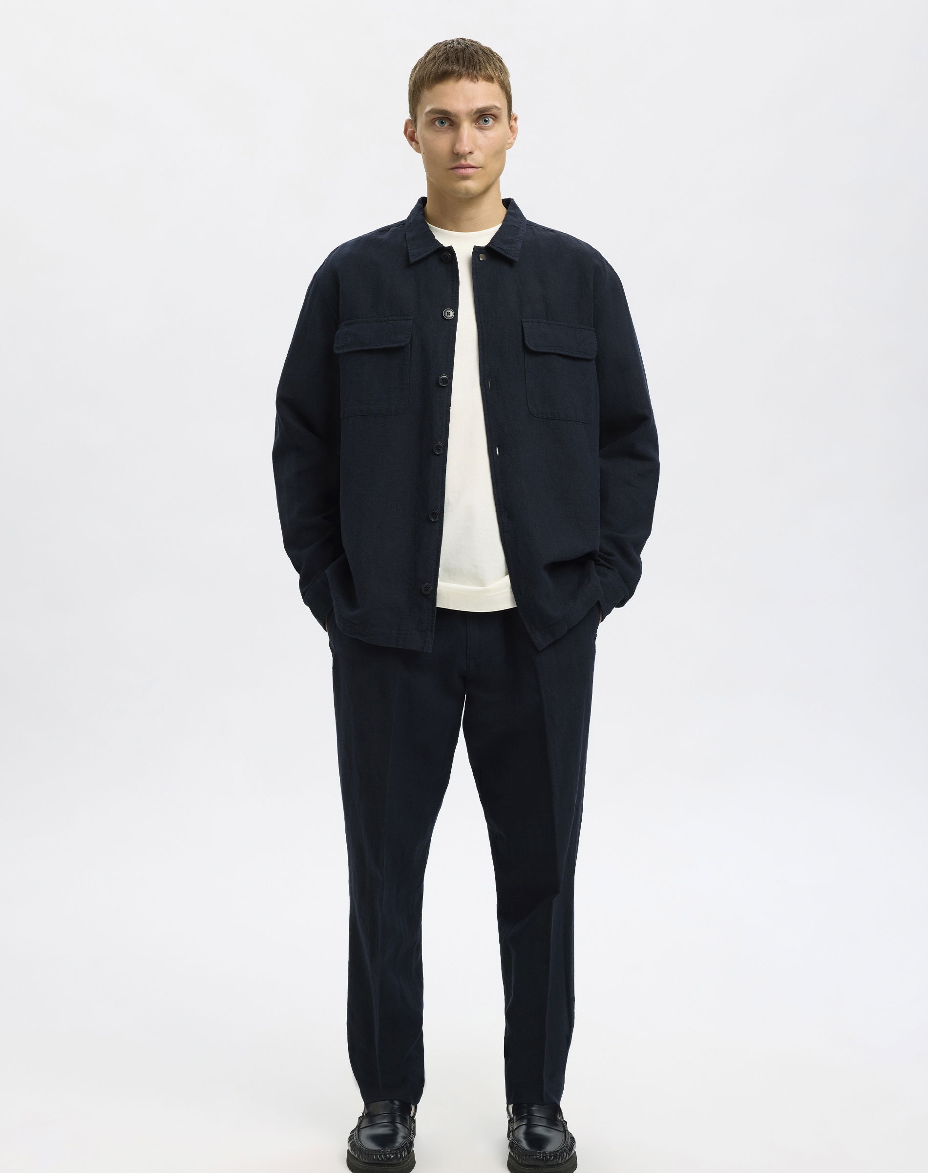 Leroy Linen Blend Skjorte 